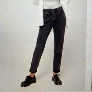 Urban outfitters high waisted mom jean - washed black denim